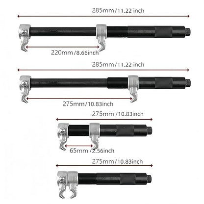 2PCS Spring Compressor Tool, Automotive Coil Spring Compressor Tool, Heavy Duty Macpherson Strut Spring Compression Set with Safety Bracket, Max 2200LBS, for Car Truck ATV UTV