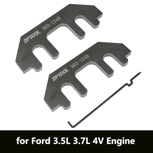 DPTOOL Camshaft Holding Tool Timing Alignment Holder Tool Set Kit for Ford Lincoln Mercury 3.5L 3.7L 4V Engines Replace 303-1248 303-1530 Replacement for OTC 6682 - size: 303-1248 3PC