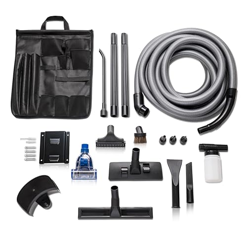 Prolux Professional Shop White Wall Mounted Garage Vac, Wet Dry Pick Up