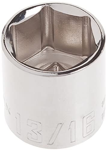 CRAFTSMAN Shallow Socket, SAE, 3/8-Inch Drive, 13/16-Inch, 6-Point (CMMT43008) - size: 13/16"