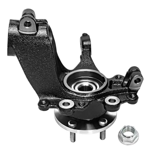 Detroit Axle - Front Steering Knuckles w/Wheel Hub Bearings Struts w/Coil Springs Assembly 2012-2013 Ford Focus 2.0L - size: 4QU47856/ Big strut kit