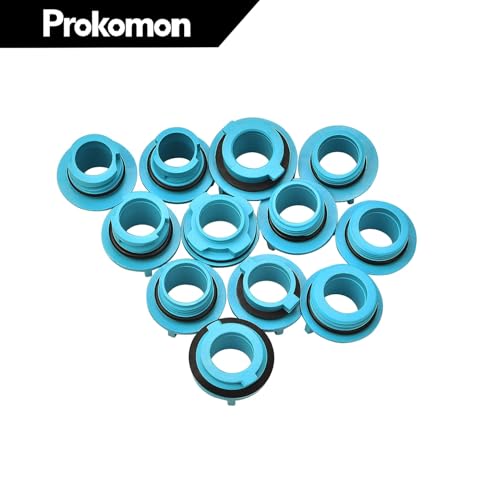 15 Pcs Oil Funnel Kit, 1.5-Quart No-Spill Funnel with 14 Blue Adapters for Multiple Vehicle Models；Easy Fill, One-Handed Operation