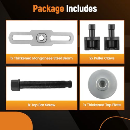 maXpeedingrods Hub Puller Removal Tool for Semi-Trailers 6-8 Trucks | Heavy Duty Drive Axle Hub Bearing Puller Extractor - style: for Semi-Trailers 6-8 Trucks