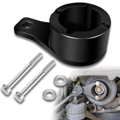 Sunluway for Toyota/Lexus Crankshaft Damper Pulley Holding Holder Tool fits 3.0L 3.3L V6, 4.0L 4.3L 4.7L V8 Engine Crank Pulley Tool Harmonic Damper Tool with 2PCS Crank Bolts