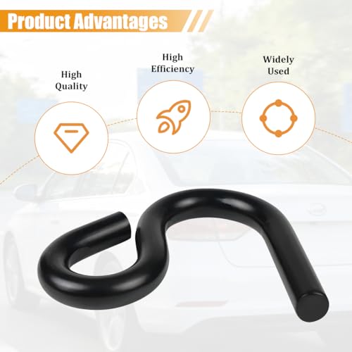 7/8 Inch Pry Bar Lower Control Arm Pry Tool Steel Helper, Blue | hook and eyelet connection, 4 inch height design, supports suspension repair tasks, universal fit, car accessories - color: Black