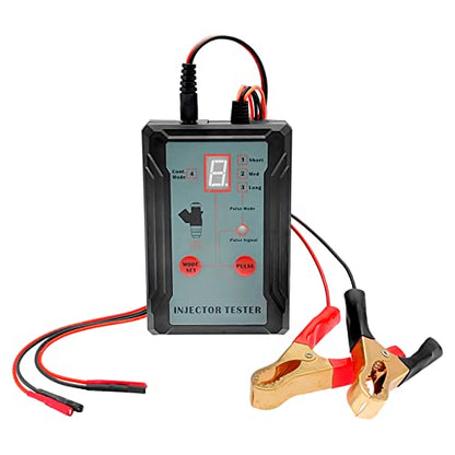 Shkalacar Fuel Injector Tester Cleaner Tool Kit, Diagnosis Cleaning of Injectors DIY Cleaning Tool Kits 12V/5V Switchable Short-circuit Protection Injector Test Simultaneously DIY Cleaning Tools
