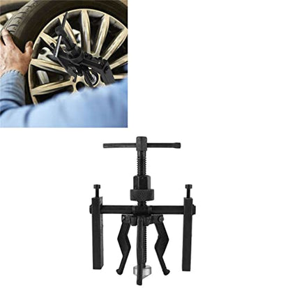3-Jaw Inner Bearing Puller, Heavy-Duty Internal Gear Extractor Tool Set for Removing Sleeve Bearings, Bushings, Bearings on Motorcycle, Car, and Auto Repair