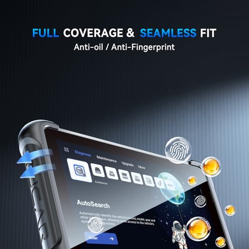 MUCAR 892BT Scanner and Tempered Glass Screen Protector,AI-Assisted Bidirectional Scan Tool, Full System OBD2 Scanner, Bi-Directional OBD2 Scanner Diagnostic Tool,ECU Coding, 35 Services, FCA Autoauth