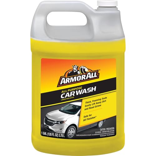 Armor All All-Purpose Car Wash, 1 Gal Bottle, Car Wash Soap Easily Lifts Away Dirt and Road Grime