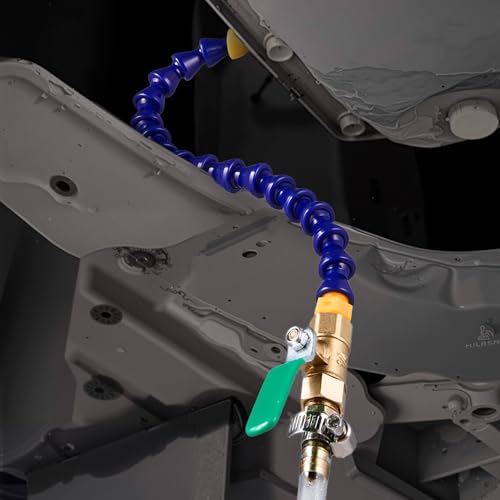 VEVOR Transmission Fluid Pump, 3 L Capacity, Manual Fluid Transfer Pump with 47 in Long Horse & HDPE Tank, Transmission Oil Pump with PTFE Tape, Manual Automotive Oil Filling System for Cars, Boats