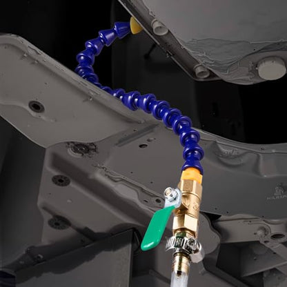 VEVOR Transmission Fluid Pump, 3 L Capacity, Manual Fluid Transfer Pump with 47 in Long Horse & HDPE Tank, Transmission Oil Pump with PTFE Tape, Manual Automotive Oil Filling System for Cars, Boats