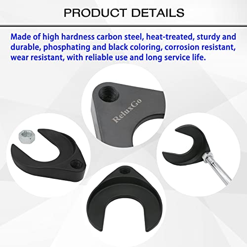 ReluxGo Inner CV Axle Removal Tool 48mm with Nut, Front Wheel Drive Axle Pulley Attachment, Fits Slide Hammers with 5/8"-18 Threads, CV Joint Axle Removing Tool - size: 48mm CV Joint Fork Adapter
