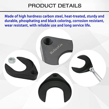 ReluxGo Inner CV Axle Removal Tool 48mm with Nut, Front Wheel Drive Axle Pulley Attachment, Fits Slide Hammers with 5/8"-18 Threads, CV Joint Axle Removing Tool - size: 48mm CV Joint Fork Adapter