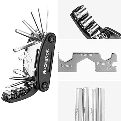 ROCKBROS 16 In 1 Multi-Function Bike Tool Kit - Allen Wrench | Portable - style: 16 in 1 Tools