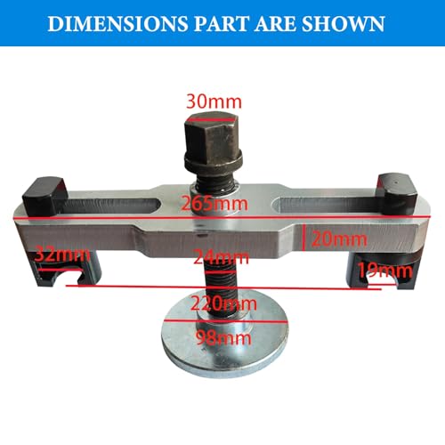 Hub Removal Tool, Universal Hub Puller for Commercial Trucks, Heavy Duty Drive Axle Hub Bearing Puller, Designed for Semi-Trailers Suitable for Class 6-8 Trucks and Equipment.