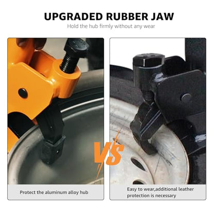 BESTOOL Manual Tire Bead Breaker with Rubber Pad, Tire Change Tool for Aluminum Alloy Hubs, ATV Tire Operation, Tractors, Trucks, Cars, Heavy Duty Tires Car Repair - color: Standard