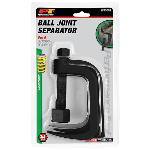 Performance Tool W83051 Low-Profile Ball Joint Separator, Forged Steel, 2-3/8 in. Jaw, Black - style: Ford Ball Joint Separator, Low Profile