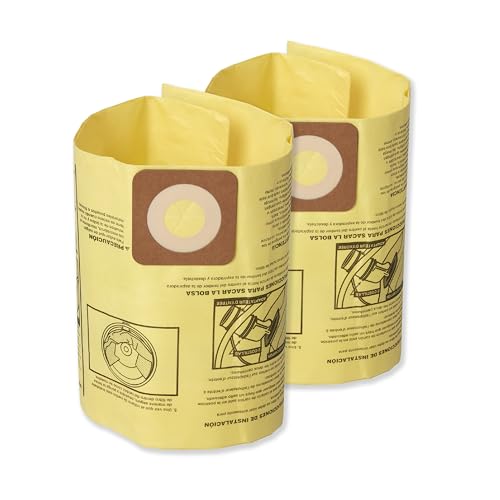CRAFTSMAN CMXZVBE39970 Genuine 6-10 Gal. Wet Dry Vac Dust Collection Bags | For Fine Dust, Fits Most 6 to 10 Gallon CRAFTSMAN Shop Vacuums, Collects Dry Fine Debris, Reduces Cleanup Time, 2-Pack - style: 6-10 Gallon Fine Dust