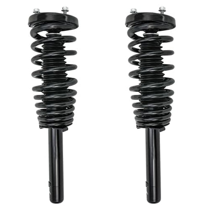 Detroit Axle - 2 Front Struts for 1998-2002 Honda Accord 1999-2003 Acura TL 01-03 CL Complete 2 Struts with Coil Spring Assembly Replacement Quick Install Ready Strut Shocks - size: 171691L_171691R/PAIR