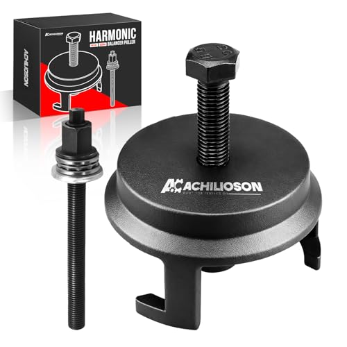 for GM 25264 Harmonic Balancer Puller and 551141 Crank Pulley Install Tool Harmonic Balancer Installation Tool Compatible with GM LS Series Engines 1997-UP