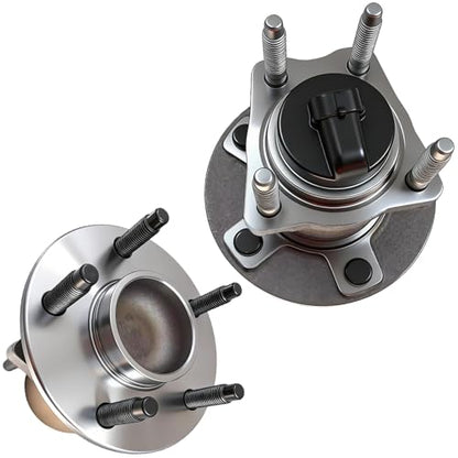 512285 Rear Wheel Bearing Hub Assembly for Chevrolet Malibu 2004-2012 | Hub for Pontiac G6 2005-2010, Saturn Aura, Cobalt, HHR, Eliminates Noise, Direct Bolt-On, OEM Quality, No Warning Lights - size: 512285
