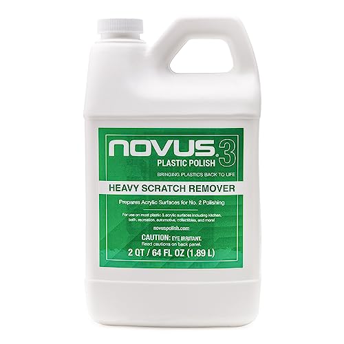 NOVUS 7082 | Heavy Scratch Remover #3 | 64 Ounce Bottle - color: #3 Heavy Scratch Remover, size: 64 Ounce