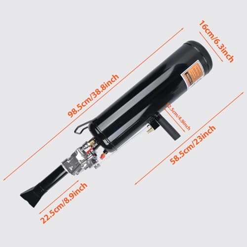3.2Gal/12L Tire Bead Seater, 145 PSI Portable Tire Inflator, Handheld Trigger Seating Inflator for Tractor, Truck, ATV, Car & Auto Repair, Black