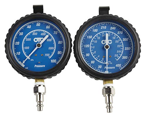 OTC 5610 Professional Transmission and Engine Oil Pressure Tester Kit - Capable of Both Static and On-Road Testing