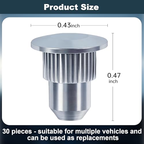 30 Pcs Camber Alignment Guide Pins, K6716 Alignment Cam Guide Pin Heavy Duty Alloy Steel Camber Alignment Tool for Suspension Alignment, Reduces Tire Wear – Replaces K6716, 13332A, 45K26008
