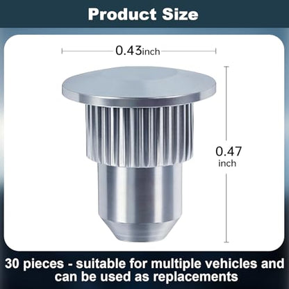 30 Pcs Camber Alignment Guide Pins, K6716 Alignment Cam Guide Pin Heavy Duty Alloy Steel Camber Alignment Tool for Suspension Alignment, Reduces Tire Wear – Replaces K6716, 13332A, 45K26008