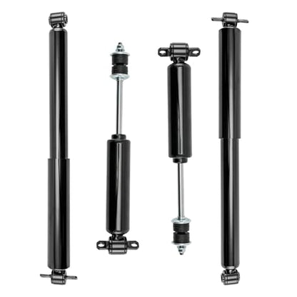 KAX Front and Rear 4 PCS Shocks Absorber Compatible with 82-03 Chevrolet S10, 91-03 GMC Sonoma, 95-05 Chevrolet Blazer, 92-01 GMC Jimmy, 83-94 Chevrolet S10 Blazer, Replaces OE# 344040 * 2/344041 * 2 - size: 1982-2003 S10-front and rear