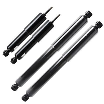 Detroit Axle - 4WD Front & Rear Shock Absorbers Replacement for 2000-2001 | Nissan Frontier, 2000-2004 Xterra - 4pc Set - size: 4A47254/shock kit