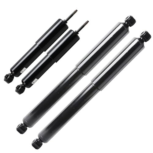 Detroit Axle - 4WD Front & Rear Shock Absorbers Replacement for 2000-2001 | Nissan Frontier, 2000-2004 Xterra - 4pc Set - size: 4A47254/shock kit