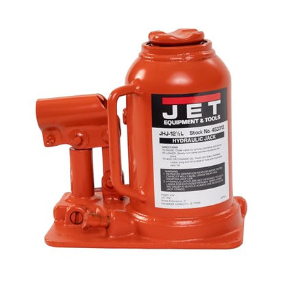 JET 12.5-Ton Low-Profile Hydraulic Bottle Jack w/ Handle (JHJ-12-1/2L) - size: 12-1/2 Ton
