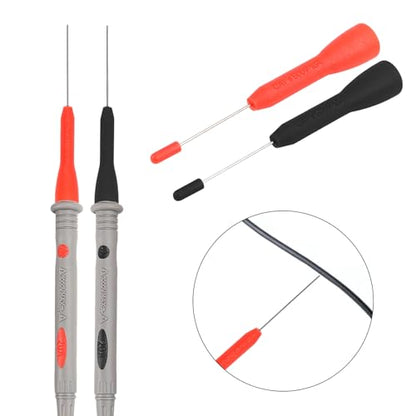 ACEIRMC Multimeter Automotive Test Leads Kit with Crocodile Clip, Silicone Testing Lead Kit, Testing Hook, Testing Probe Professional Kit, Testing Cable