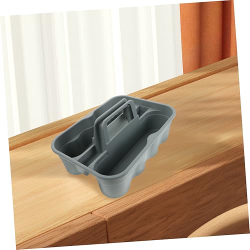 PRETYZOOM Portable Plastic Cleaning Tool Basket with Handle for Car Wash and Bath Use Handheld Storage Organizer for Cleaning Products and Accessories