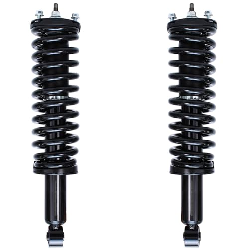 Detroit Axle - 2 Front Struts for 1995-2004 Toyota 4WD Tacoma | 1998-2004 Tacoma 2WD PreRunner - Exc. Crew Cab Complete Struts w/Coil Spring 1996 1997 1999 2000 Replacement Strut Shock - size: 171352L_171352R-DA/PAIR