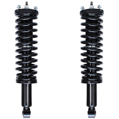 Detroit Axle - 2 Front Struts for 1995-2004 Toyota 4WD Tacoma | 1998-2004 Tacoma 2WD PreRunner - Exc. Crew Cab Complete Struts w/Coil Spring 1996 1997 1999 2000 Replacement Strut Shock - size: 171352L_171352R-DA/PAIR