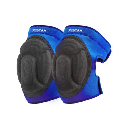 Garden Knee Pads for Women Men, Adjustable Non-Slip Straps, Blue S, 1 Pair | Waterproof Foam Knee Pads for Gardener, Yard Worker, Soft Womens Kneepad for Cleaning Floors, Flooring Installers, House Work - color: Blue, size: Small