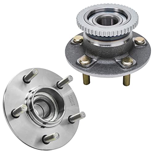 Detroit Axle - Pair Rear Wheel Bearing Hubs for 1997-2002 Mercury Villager Nissan Quest 2 Wheel Hub Bearings Assembly 1998 1999 2000 2001 Replacement - style: 512219 x2/Pair