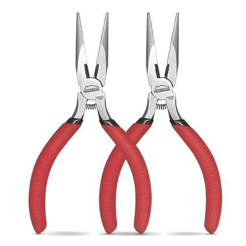 Needle Nose Pliers, 5 Inch, 2 Pack, Jewelry Making Tools | Small Needle Nose Pliers for Cutting and Bending Wire, Small Pliers for DIY, Crafts, Jewelry Making - color: 2 Pcs