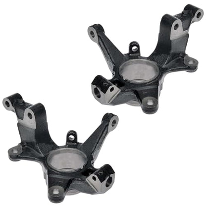 Detroit Axle - 4pc Front Knuckles Kit for 2007-2015 Mazda CX-7 CX-9, 2008 2009 2010 2011 2012 2013 2014, 2 Steering Knuckles 2 Wheel Bearings Replacement - size: 4UW471909/Kit