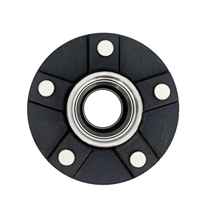 Trailer Hub Kits,5-Bolt 5" Circle Trailer Hub Assembly with 1-3/8" to 1-1/16" Tapered Spindle and Bearings,2PCS - size: UCUT GL4856E*2