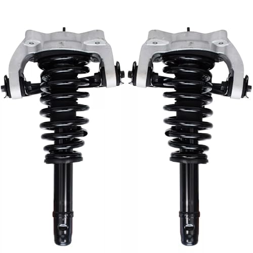 Detroit Axle - Front Struts Kit for 99-06 Chrysler Sebring Dodge Stratus 99-00 Cirrus Plymouth Breeze, 2 Struts Coil Spring with Upper Control Arm 2 Lower Control Arms with Ball Joint Replacement - size: 4CQ42824/ Big strut kit