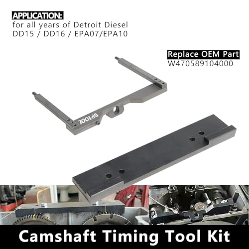 DPTOOL Engine Camshaft Timing Tool Kit for Detroit Diesel DD13 DD15 DD16 | Engine TDC Locating Pin Brake Adjustment Tool Barring Tool Fuel Line Socket Replace W47058090900 W470589104000