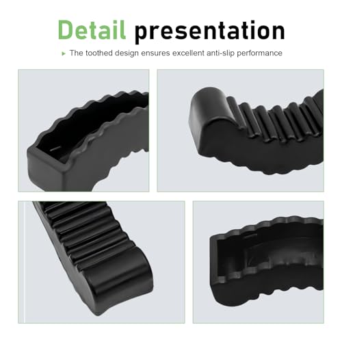 2 PCS 6 Ton Jack Stand Pads for Car, Anti-Slip Rubber Floor Jack Pad, Load-Bearing, Universal for Most Cars, Trucks, SUVs (Black) - color: 6 Ton #Black
