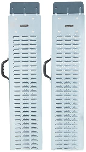Loading Ramps - Steel Ramp Set for ATVs, Motorcycles, Mowers, Carts & More - Use with Pickup Trucks & Trailers - 1200lb Combined Capacity by Stalwart - size: 35.5-Inch