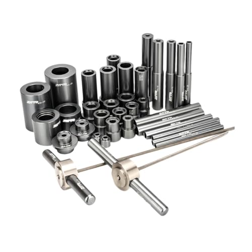 KQFCAZRE Bicycle Bearing Press Set, Easy to Install Turning Point for Wheels Hub Universal Cycle Bearing Press Set, Bicycle Maintenance Tool Kit Set with Storage Case for Bike