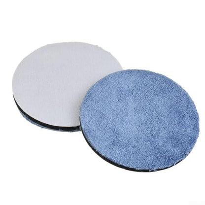 2pcs Microfiber Car Polishing Pads Set 3 or 4 or 5 or 6 or 7 Inch Foam Buffing Pads Auto Detailing Wax Compound and Scratch Removal Compatible with Rotary(5inch) - size: 5inch