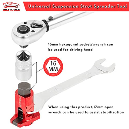 BILITOOLS Suspension Tool, Strut Spreader with Strut Nut Removal Tool
